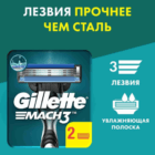 Сменные Кассеты Для Мужской Бритвы Gillette Mach3, 2 шт